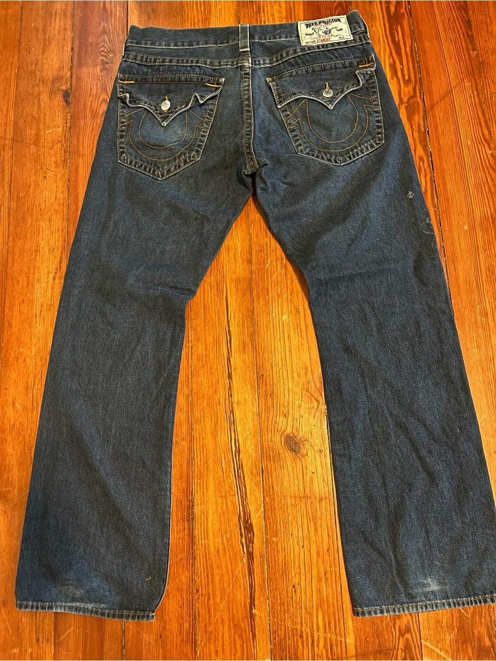 True Religion Men’s Dark Blue Bootcut Jeans